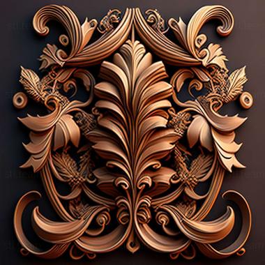 3D model baroque (STL)